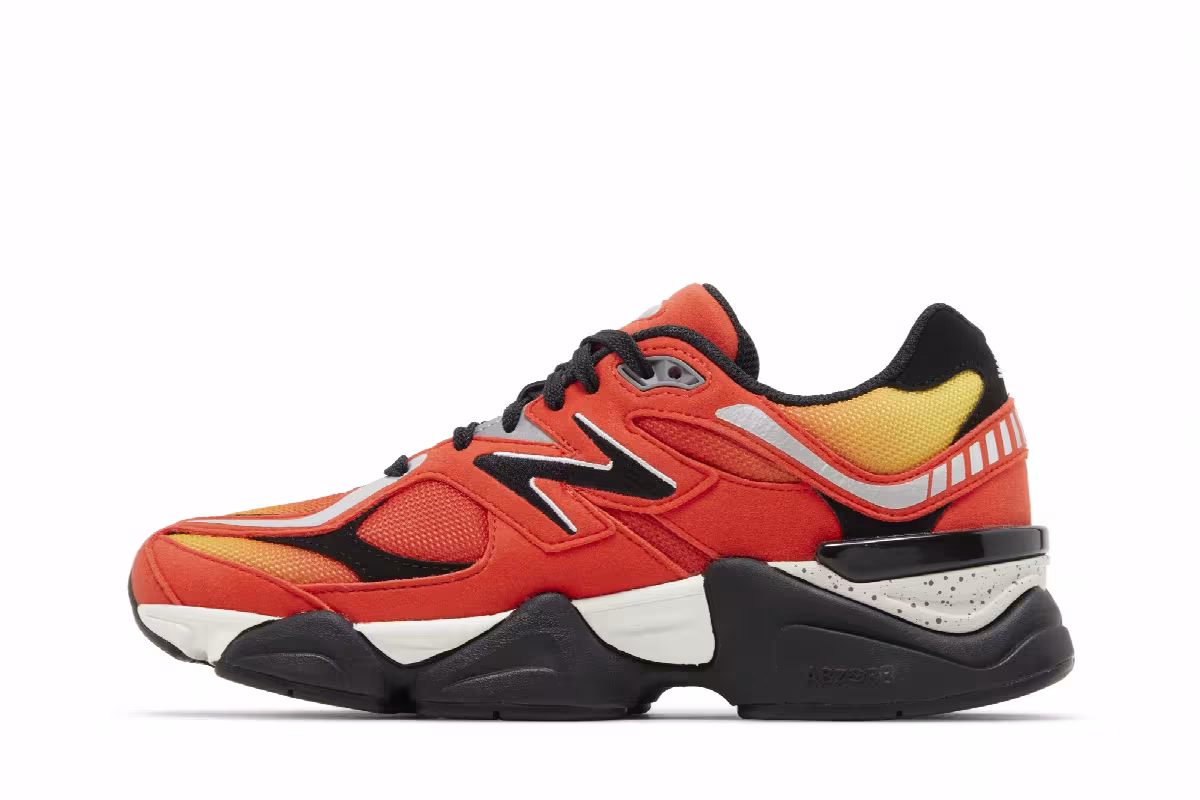 DTLR x New Balance 9060 Big Kid Fire Sign, view 4