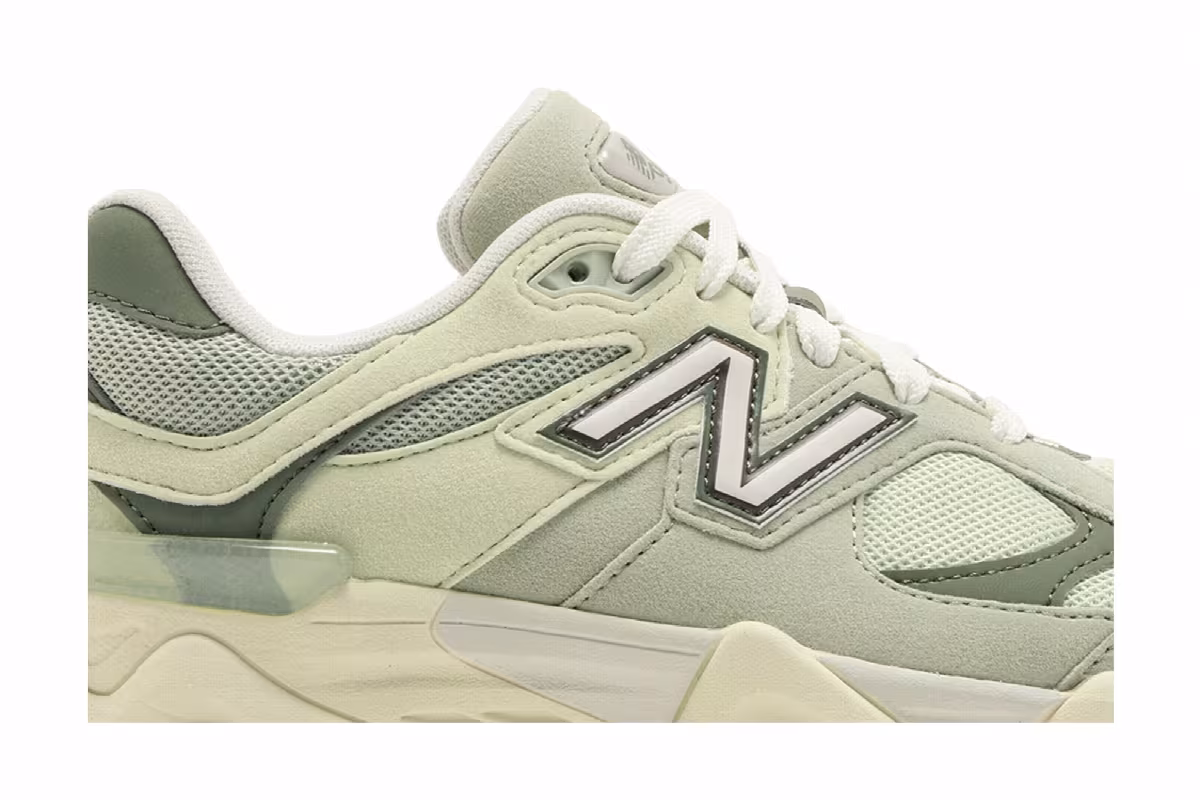 New Balance 9060 Big Kid Wide Olivine, view 3