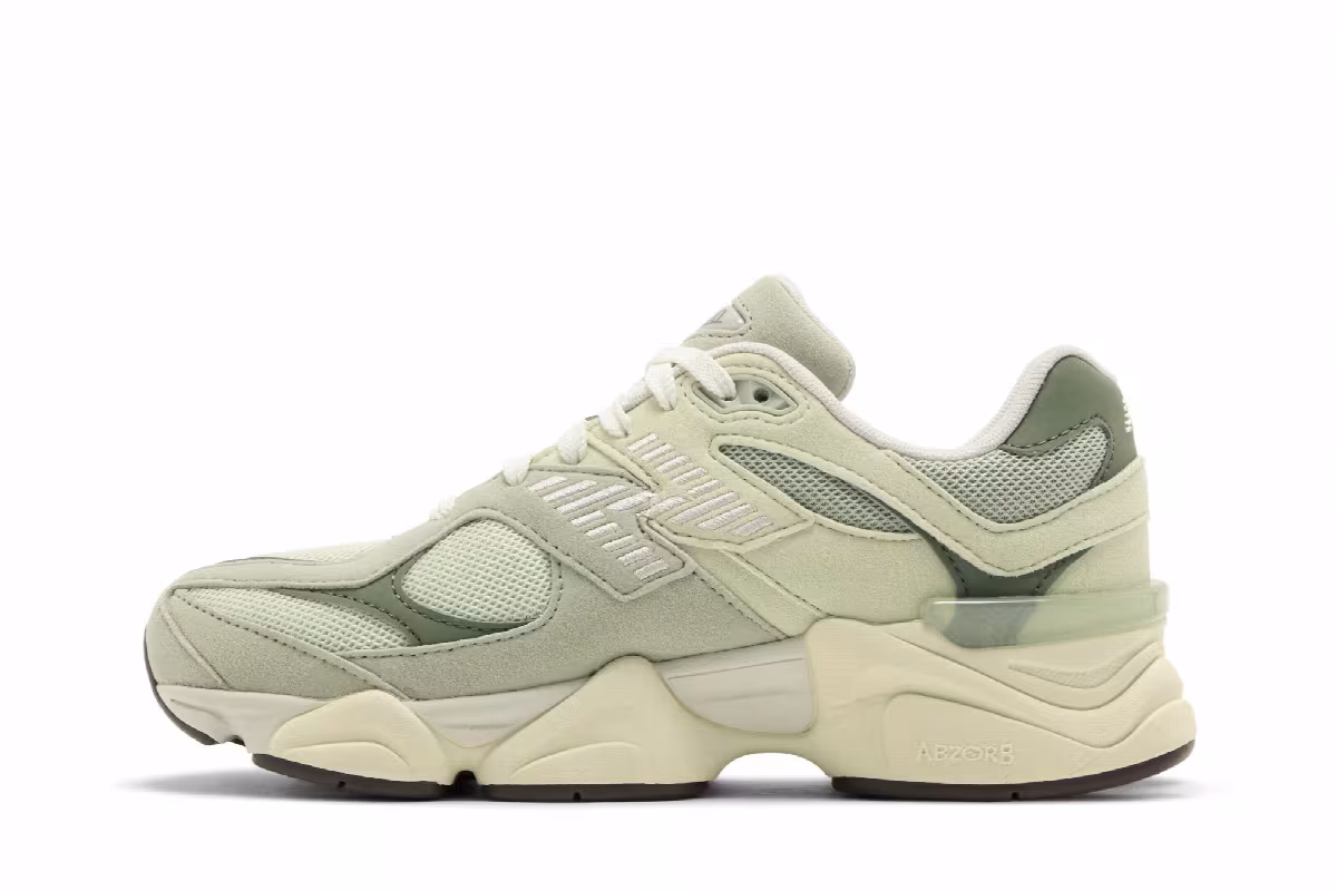 New Balance 9060 Big Kid Wide Olivine, view 4