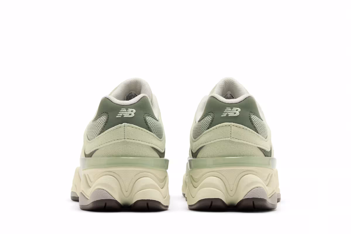 New Balance 9060 Big Kid Wide Olivine, view 7