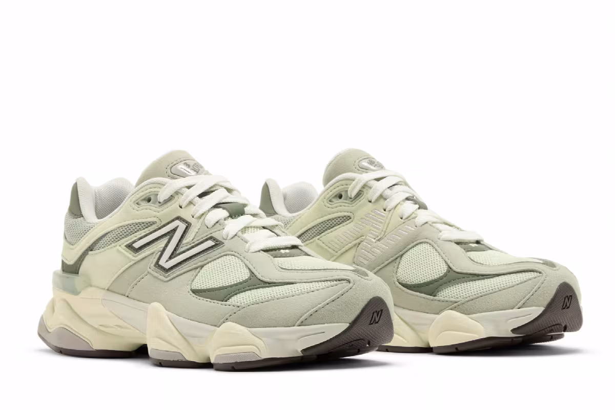 New Balance 9060 Big Kid Wide Olivine, view 9