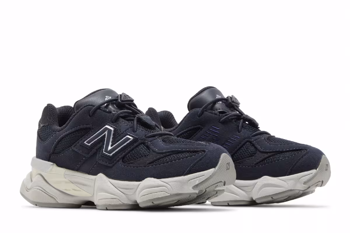 New Balance 9060 Toddler Eclipse Navy, view 9