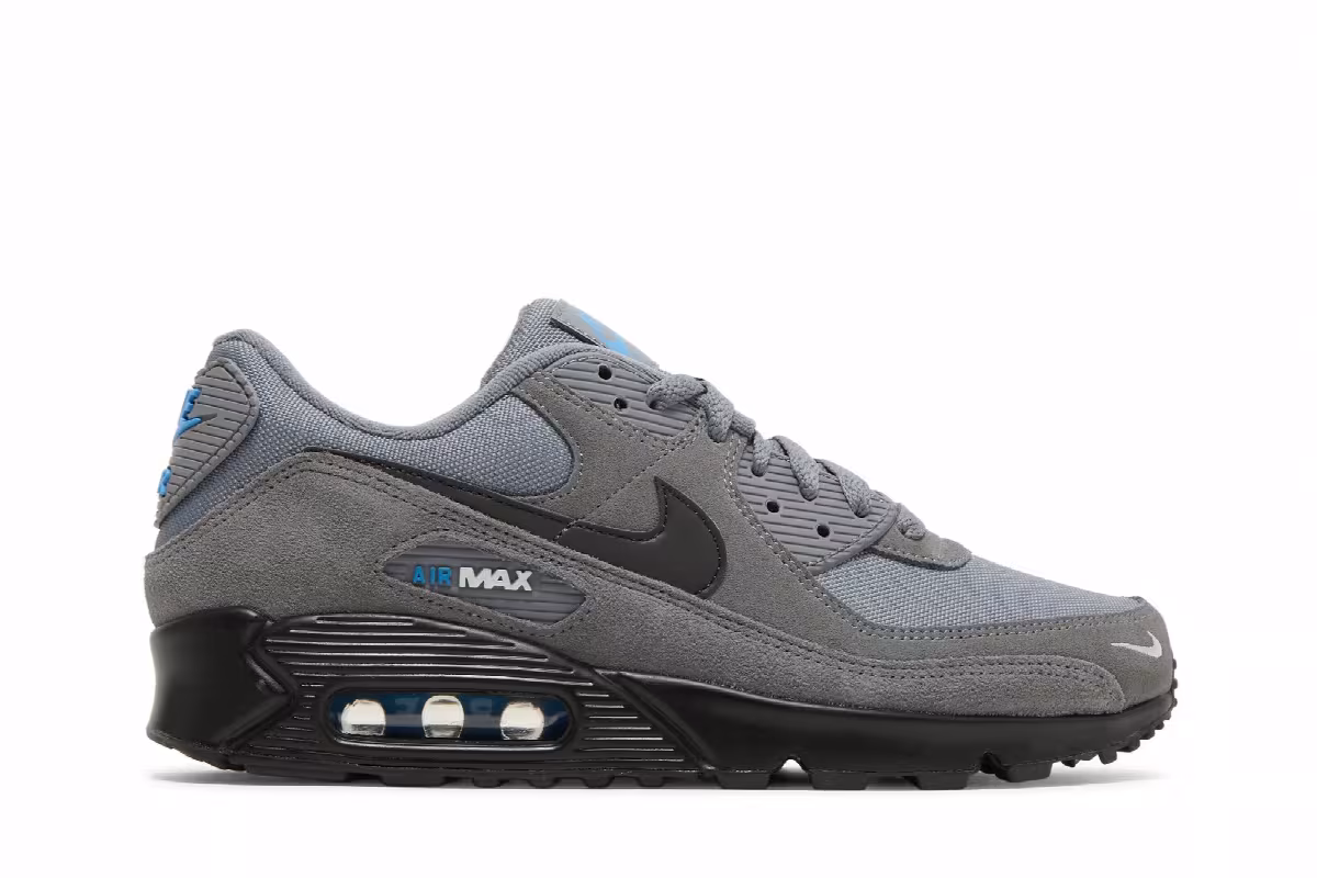 Nike Air Max 90 Smoke Grey Light Photo Blue, view 2