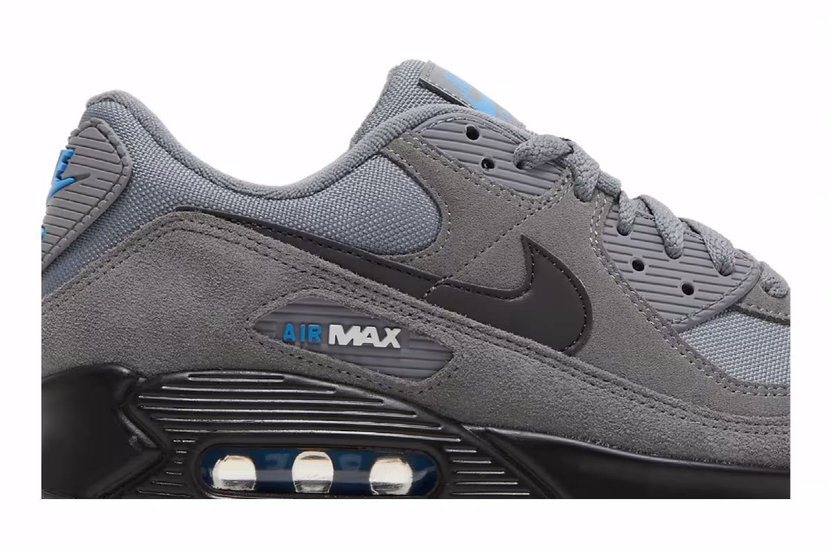 Nike Air Max 90 Smoke Grey Light Photo Blue, view 3