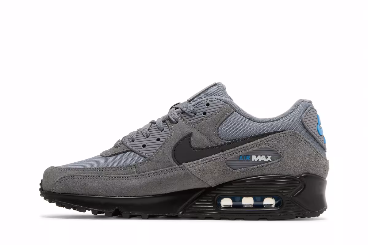 Nike Air Max 90 Smoke Grey Light Photo Blue, view 4