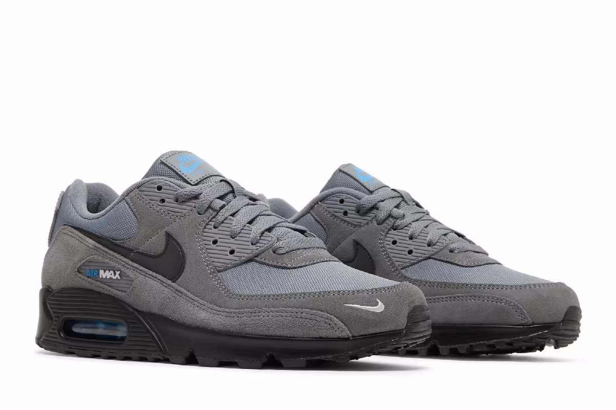 Nike Air Max 90 Smoke Grey Light Photo Blue, view 9