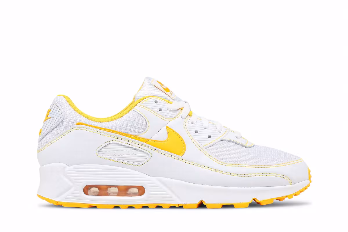 Nike Air Max 90 White Laser Orange, view 2