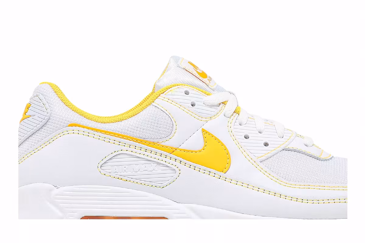 Nike Air Max 90 White Laser Orange, view 3