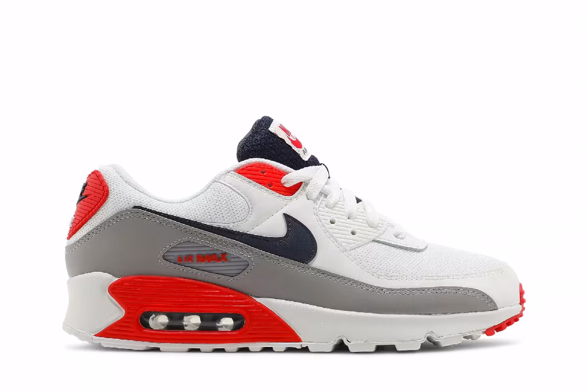 Nike Air Max 90 USA 2021 - White, view 2