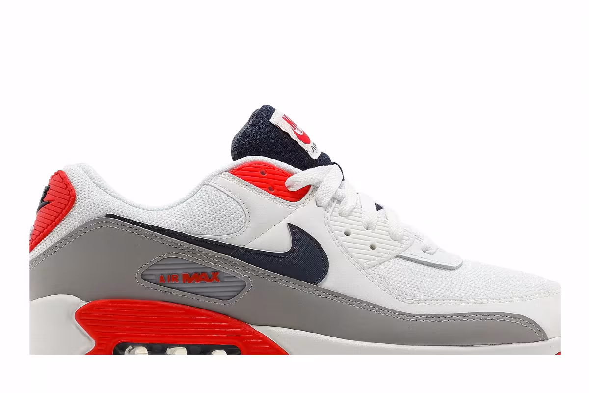Nike Air Max 90 USA 2021 - White, view 3