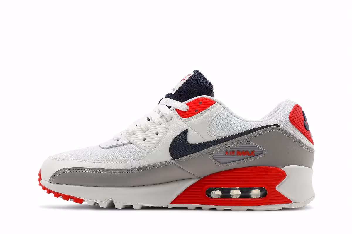 Nike Air Max 90 USA 2021 - White, view 4