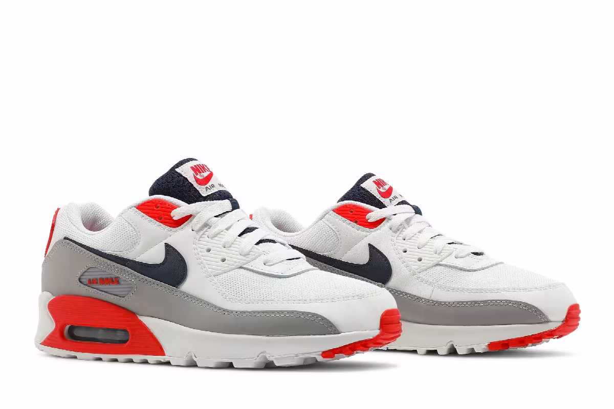 Nike Air Max 90 USA 2021 - White, view 9