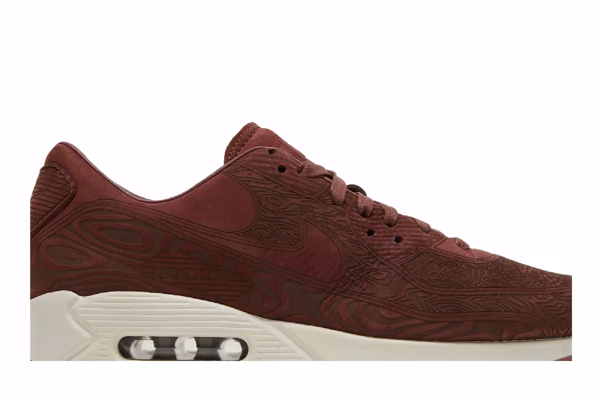 Nike Air Max 90 QS Laser Woodgrain - Dark Pony, view 3