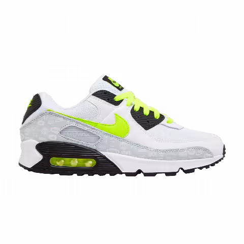 Nike Air Max 90 'Reflective Logo - White Volt'