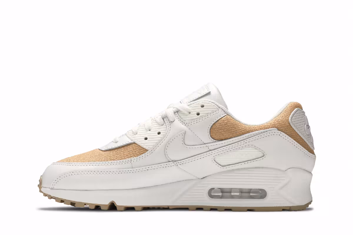 Nike Air Max 90 White Gum Light Brown, view 4