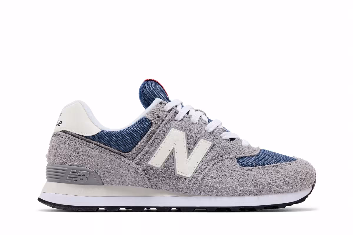 New Balance 574 Shadow Grey Sea Salt, view 2