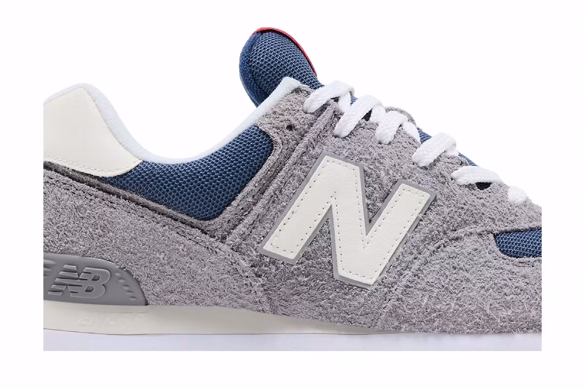 New Balance 574 Shadow Grey Sea Salt, view 3
