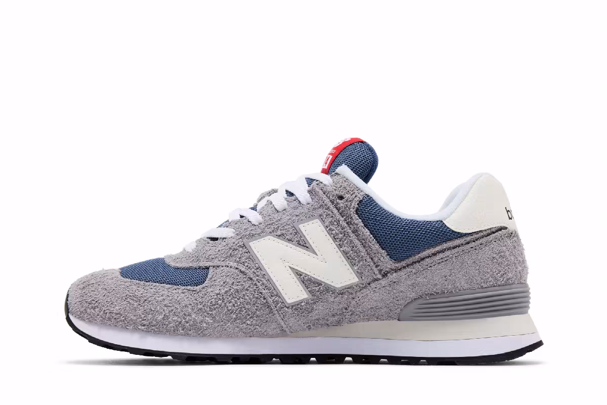 New Balance 574 Shadow Grey Sea Salt, view 4