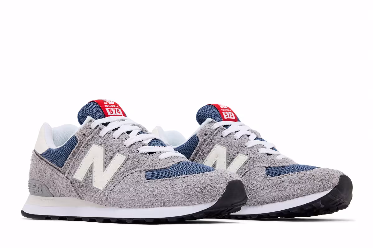 New Balance 574 Shadow Grey Sea Salt, view 9