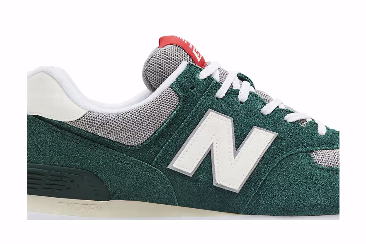 New Balance 574 Nightwatch Green Sea Salt, view 3