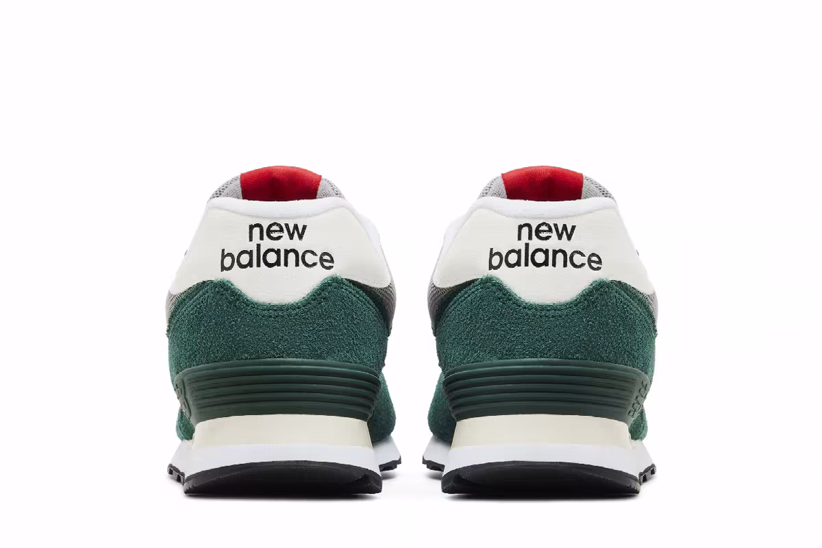 New Balance 574 Nightwatch Green Sea Salt, view 7