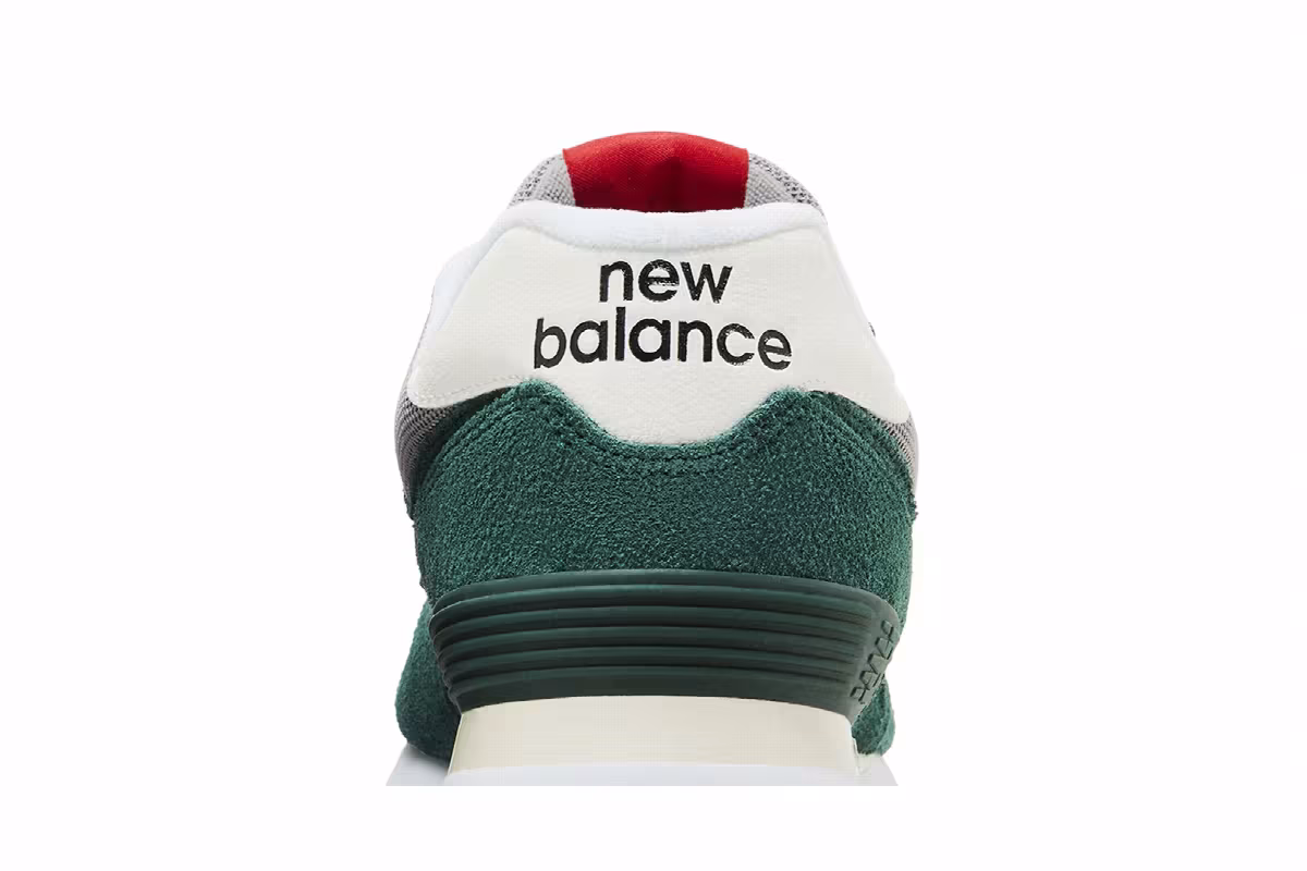 New Balance 574 Nightwatch Green Sea Salt, view 8