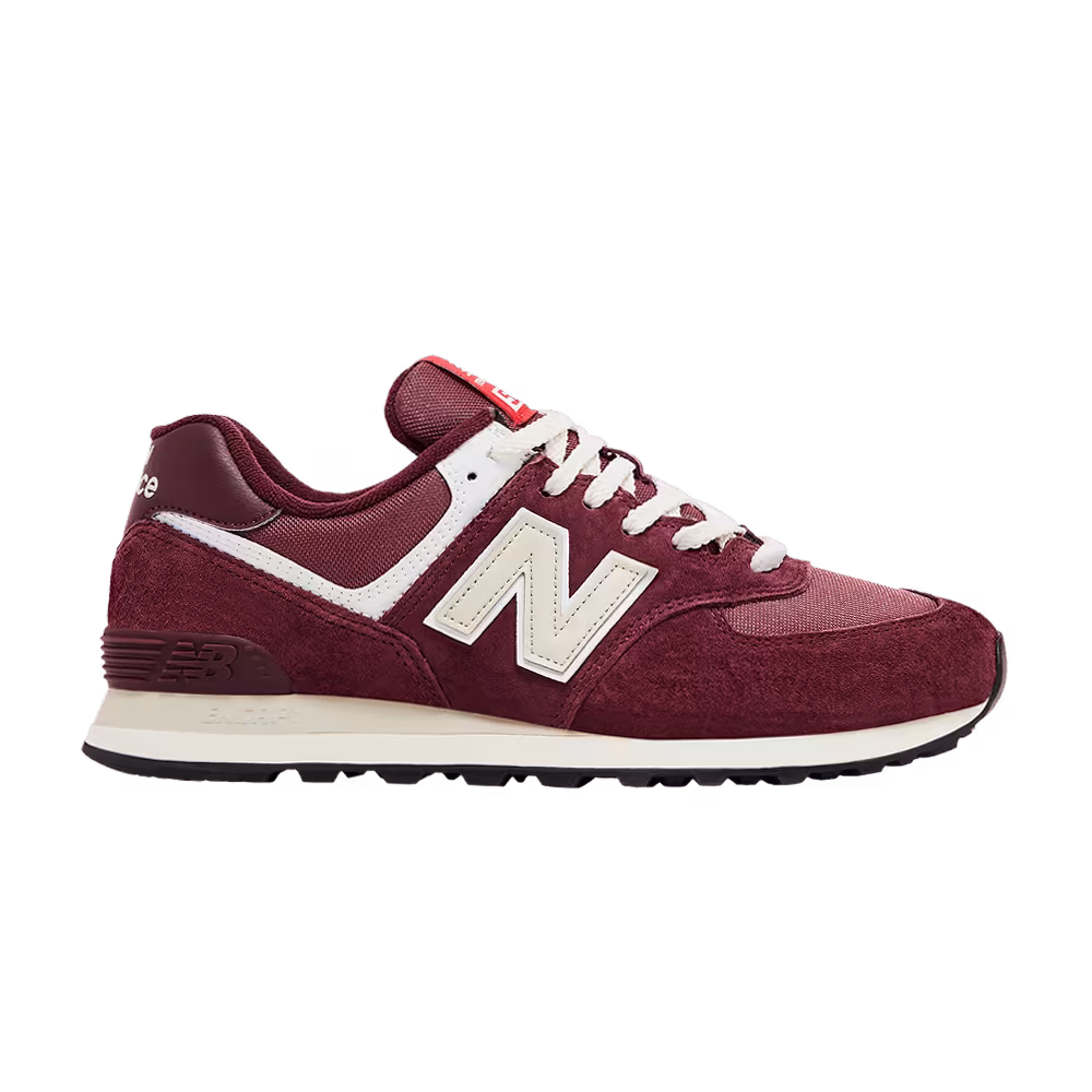 New Balance 574 Maroon Grey