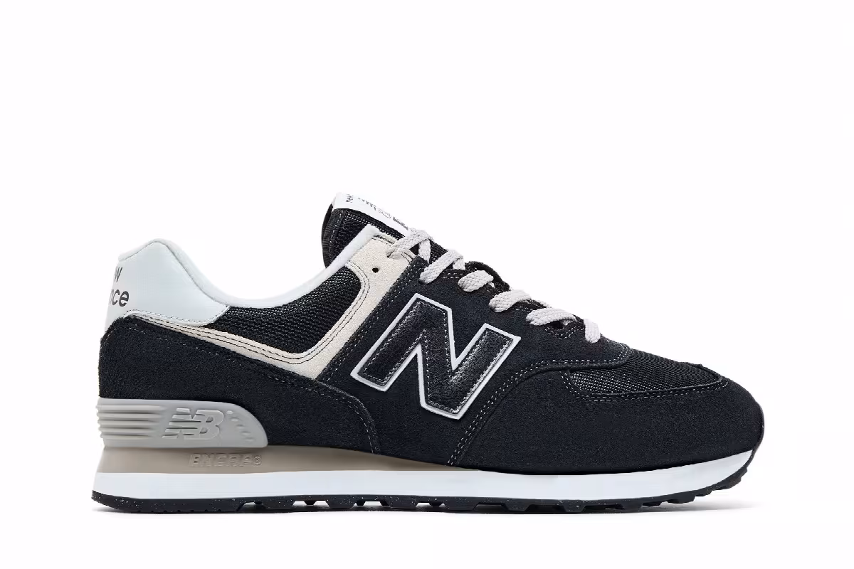 New Balance 574 4E Wide Core Pack - Black Grey, view 2