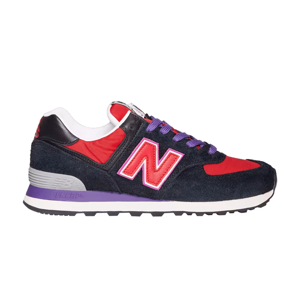 Stray Rats x New Balance 574 Black Red