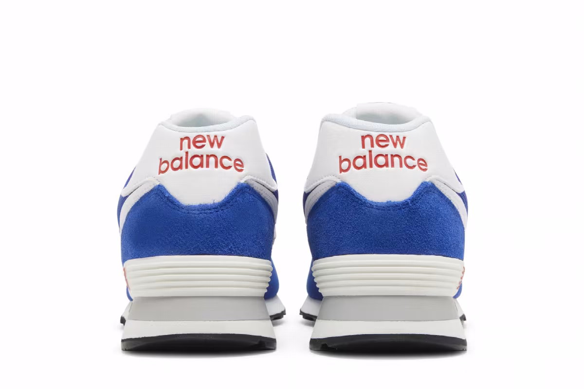 New Balance 574 Blue White, view 7
