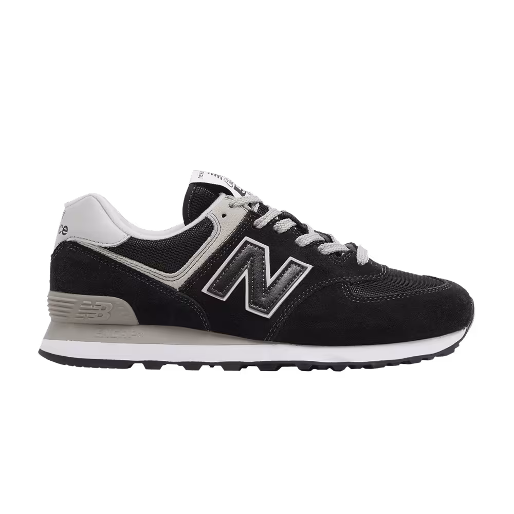 New Balance 574 2E Wide Core Pack - Black Grey