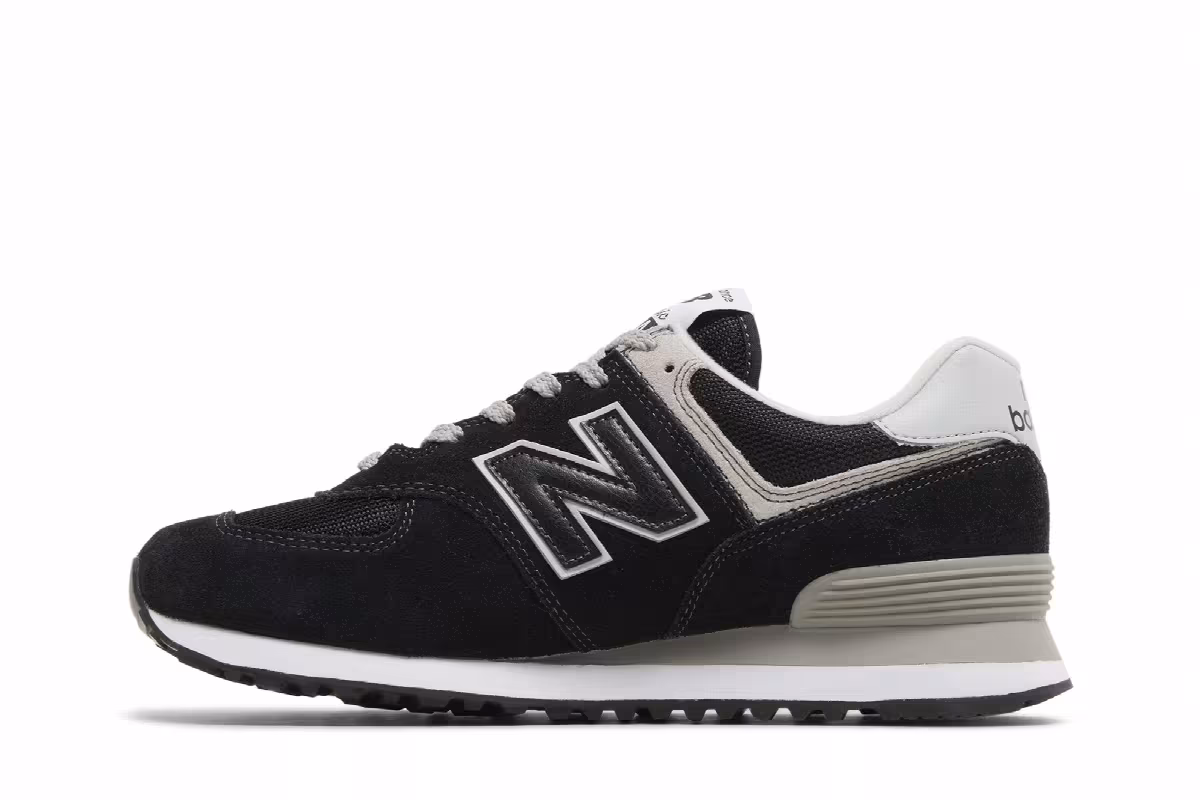 New Balance 574 2E Wide Core Pack - Black Grey, view 4