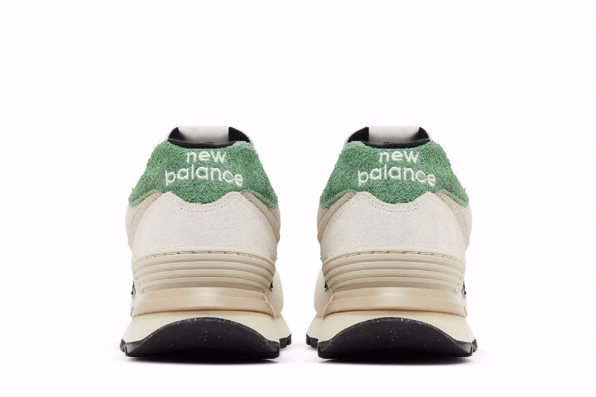 New Balance 574 Legacy White Black Green, view 7
