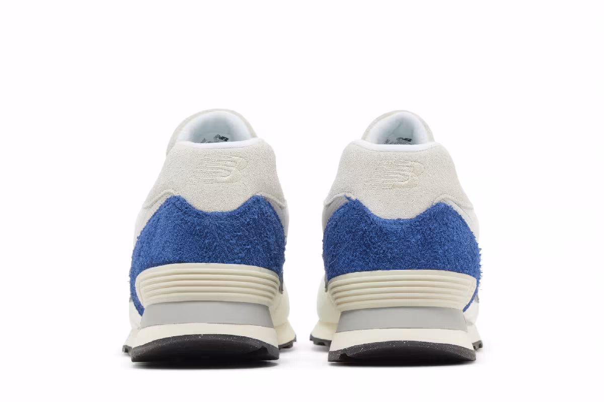 New Balance 574 White Royal Blue, view 7