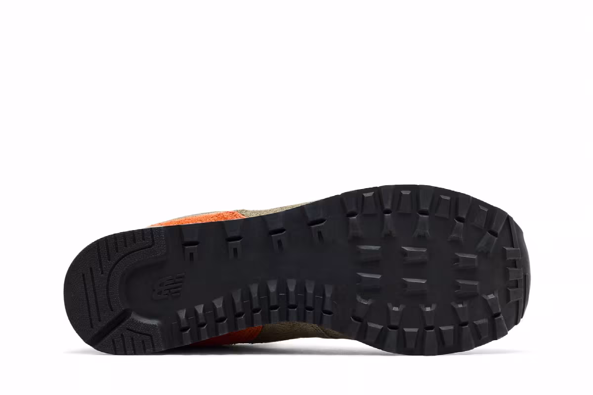 New Balance 574 Brown Orange, view 5