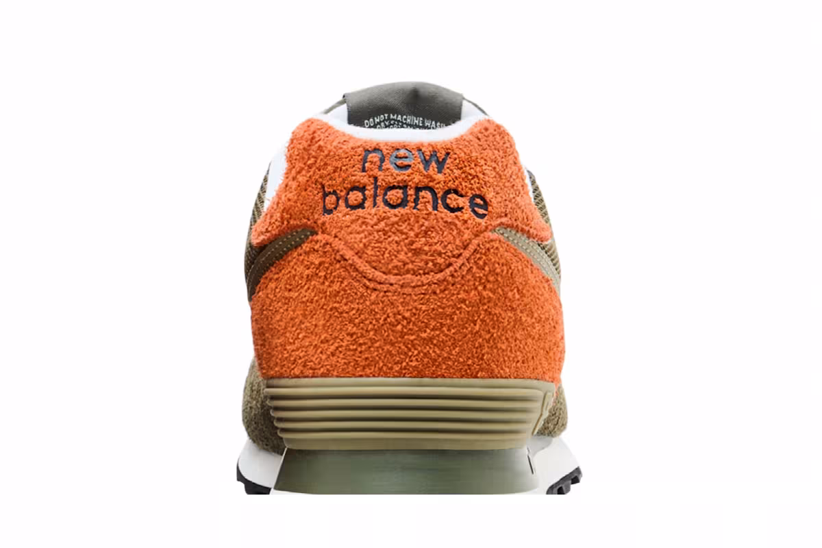 New Balance 574 Brown Orange, view 8