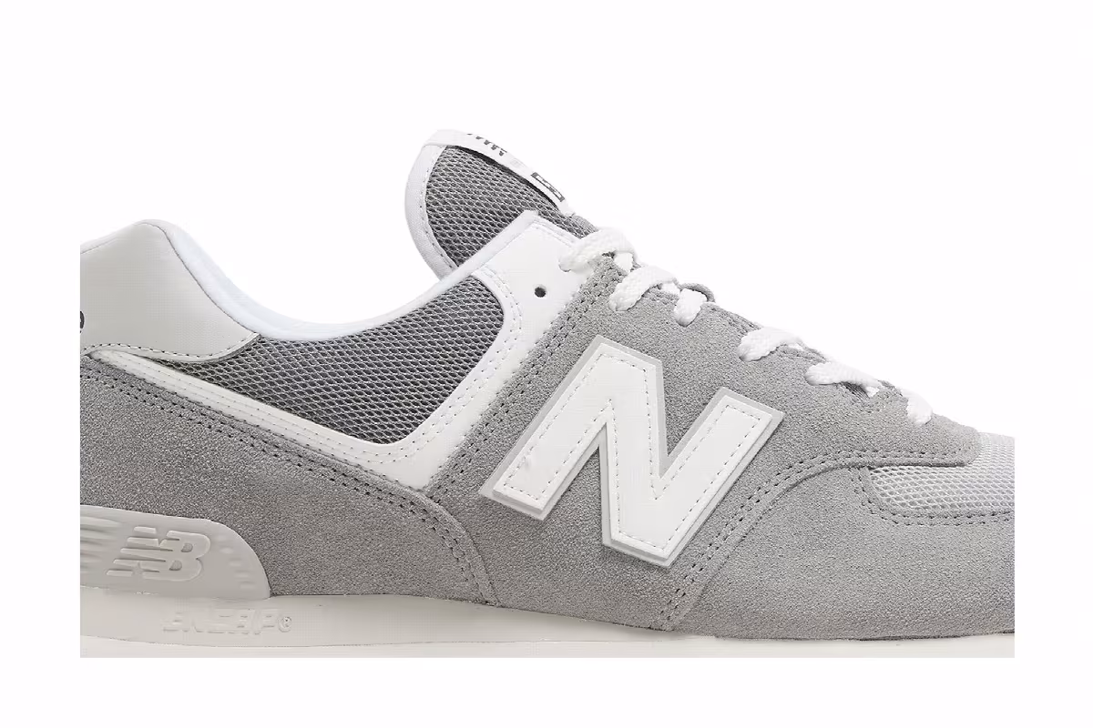 New Balance 574 Grey White, view 3