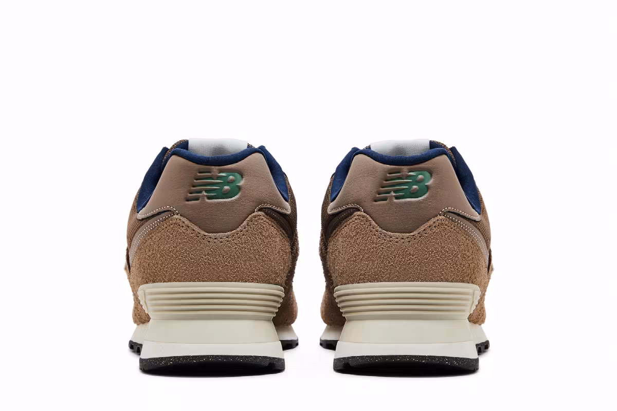 New Balance 574 Brown Royal Blue, view 7