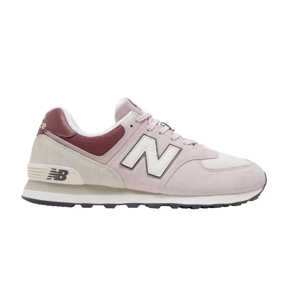 New Balance 574 Pink Burgundy