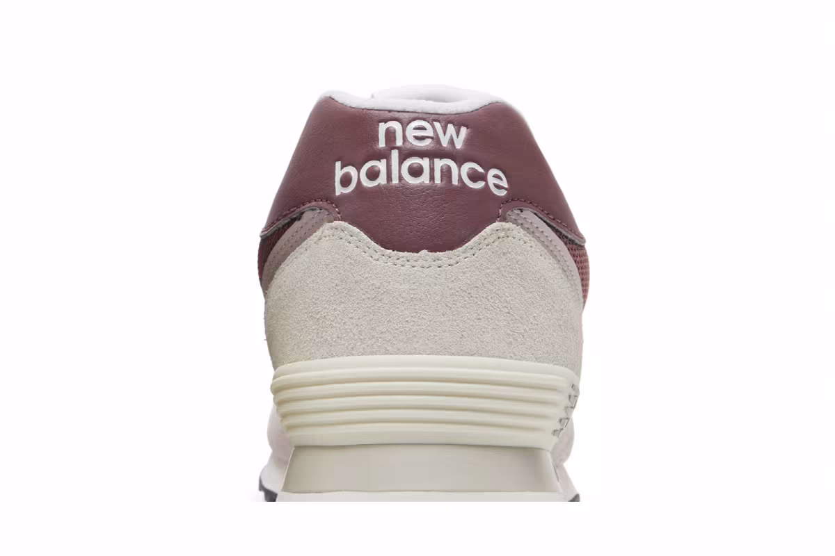 New Balance 574 Pink Burgundy, view 8