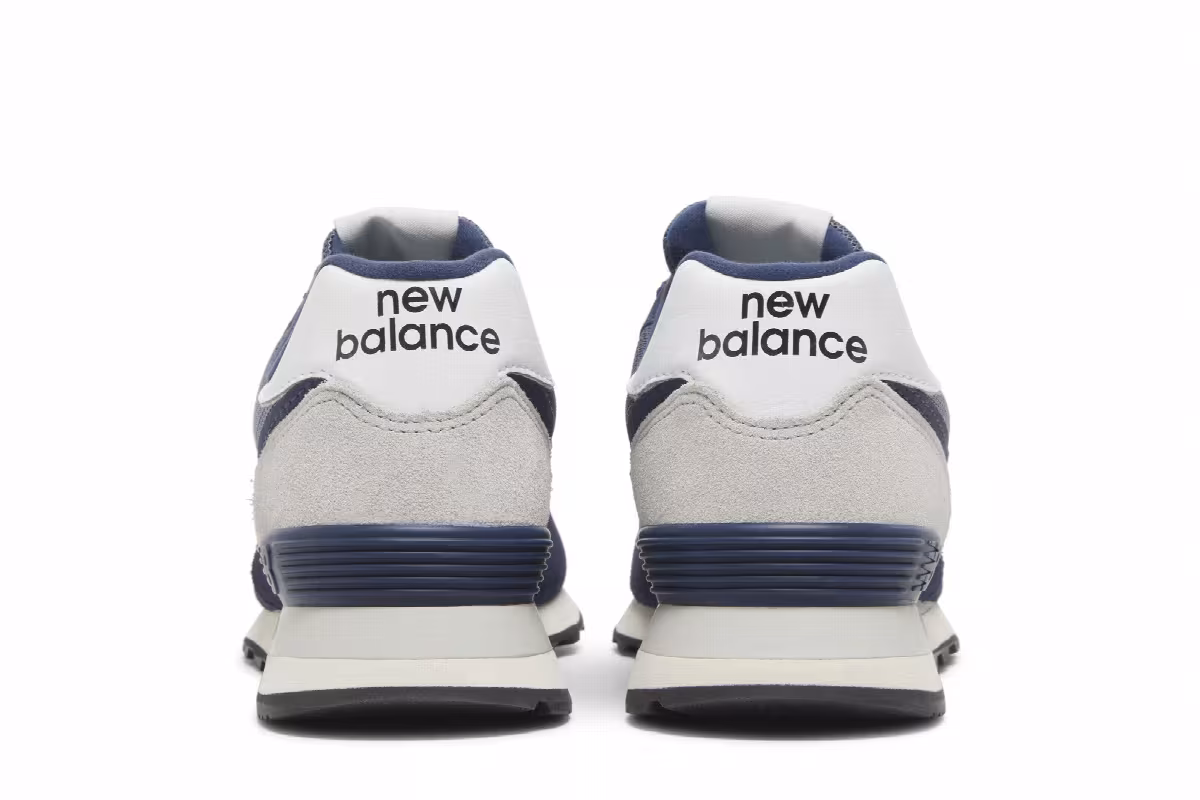New Balance 574 Navy White, view 7