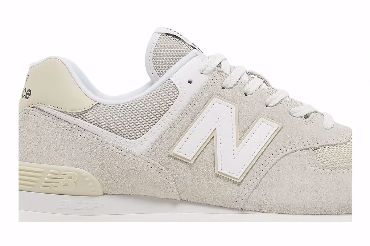 New Balance 574 White Grey, view 3