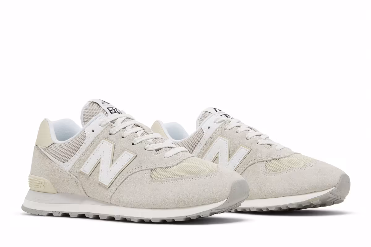 New Balance 574 White Grey, view 9