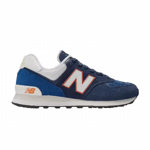 New Balance 574 'Navy Orange Yellow'