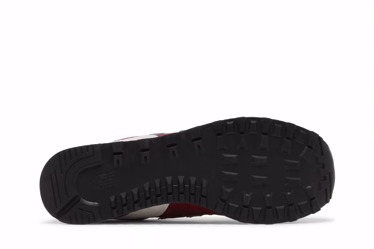 New Balance 574 Classic Red White, view 5