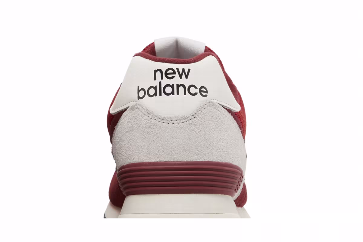 New Balance 574 Classic Red White, view 8