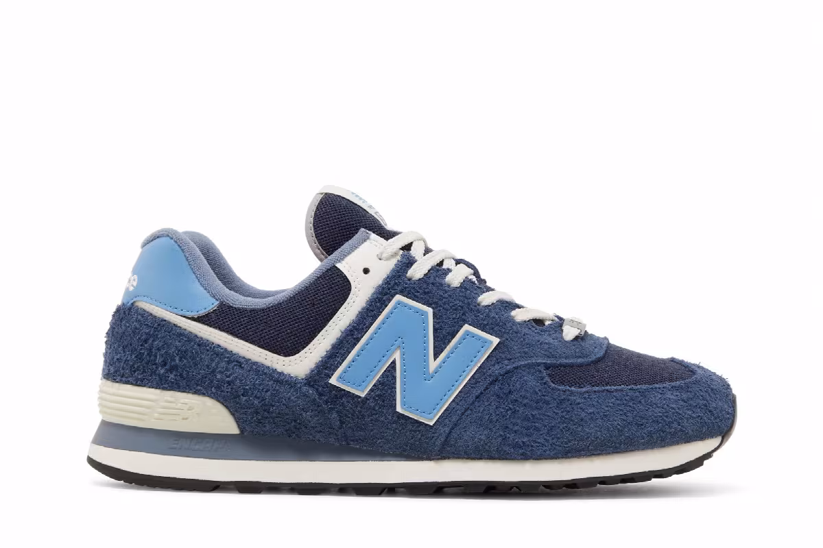New Balance 574 Navy Light Blue, view 2