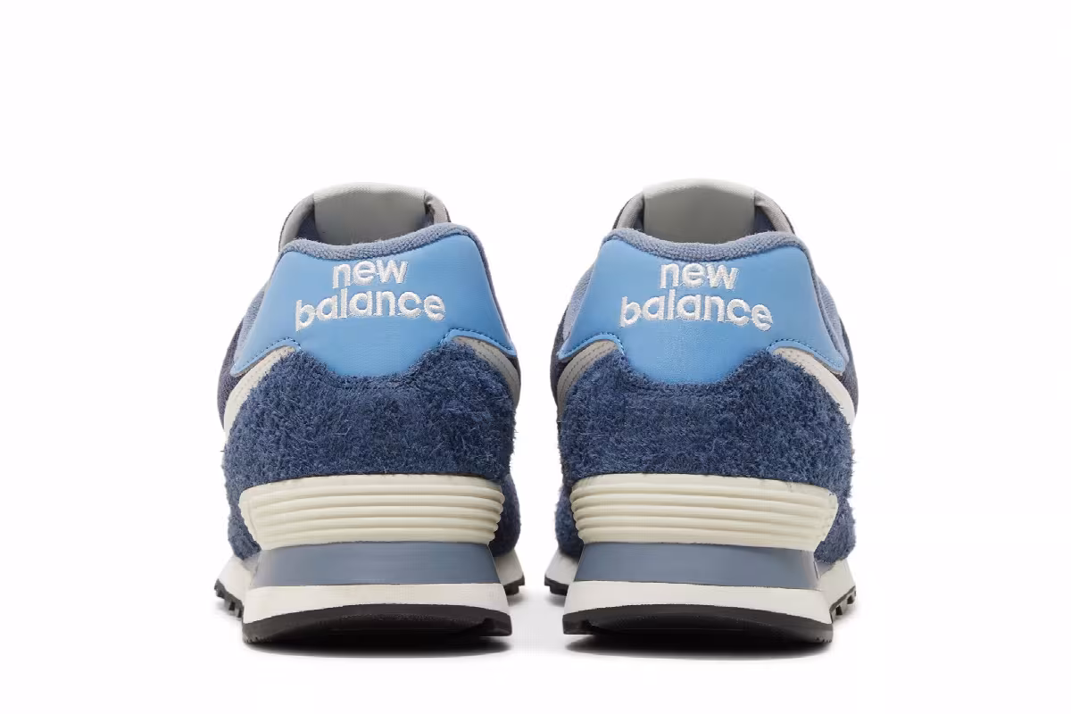New Balance 574 Navy Light Blue, view 7