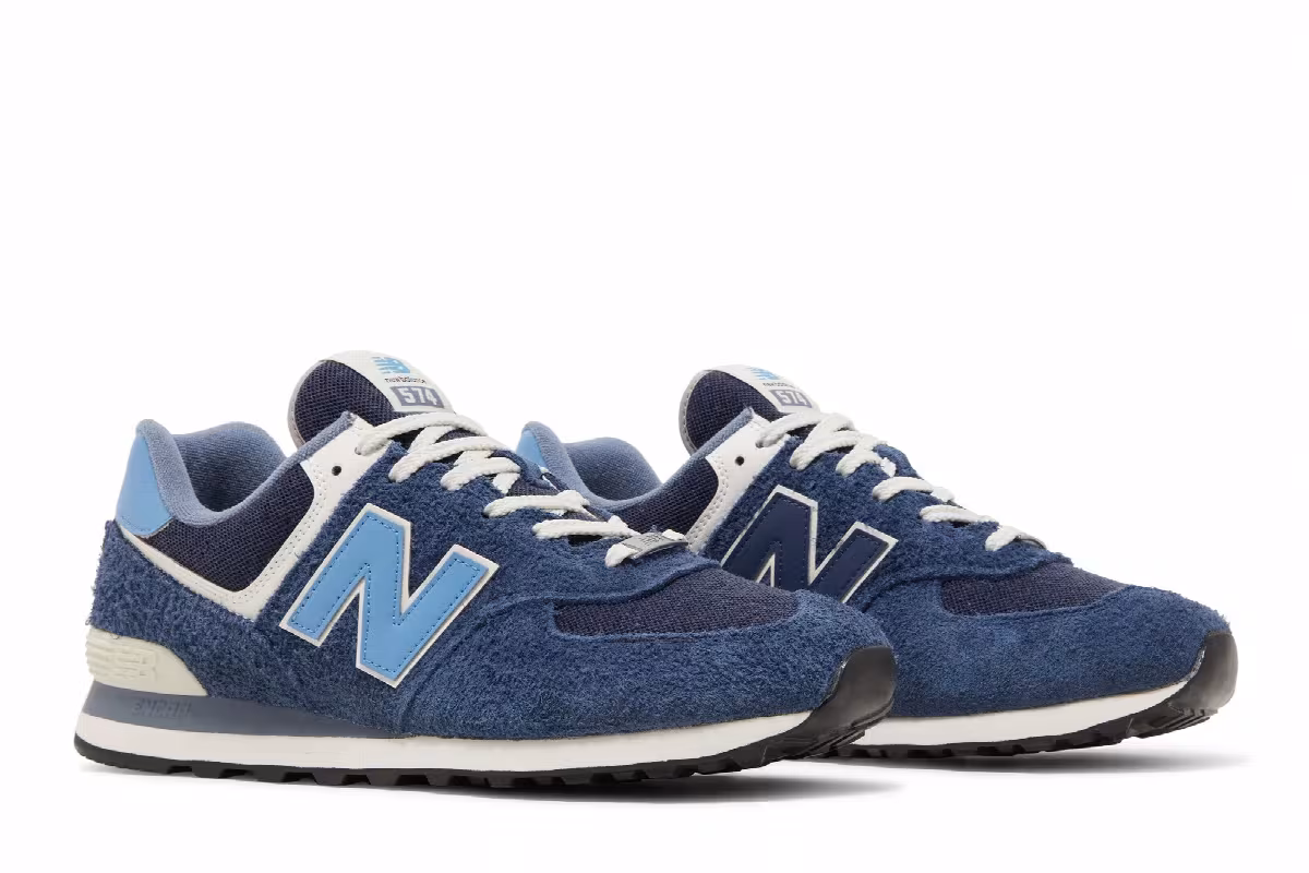 New Balance 574 Navy Light Blue, view 9