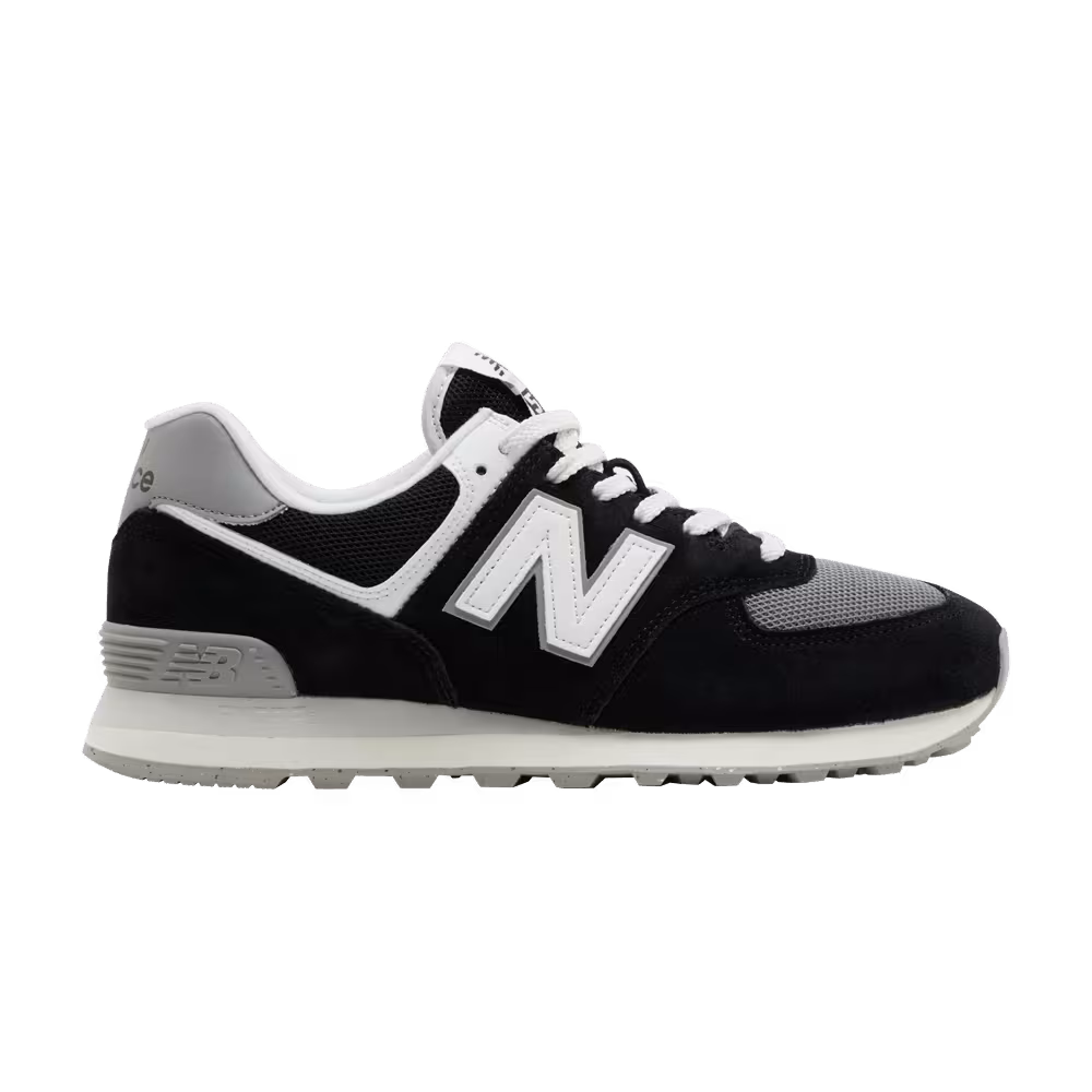 New Balance 574 Black White Grey
